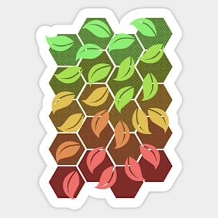 SPRING HONEY LEAVES Sticker